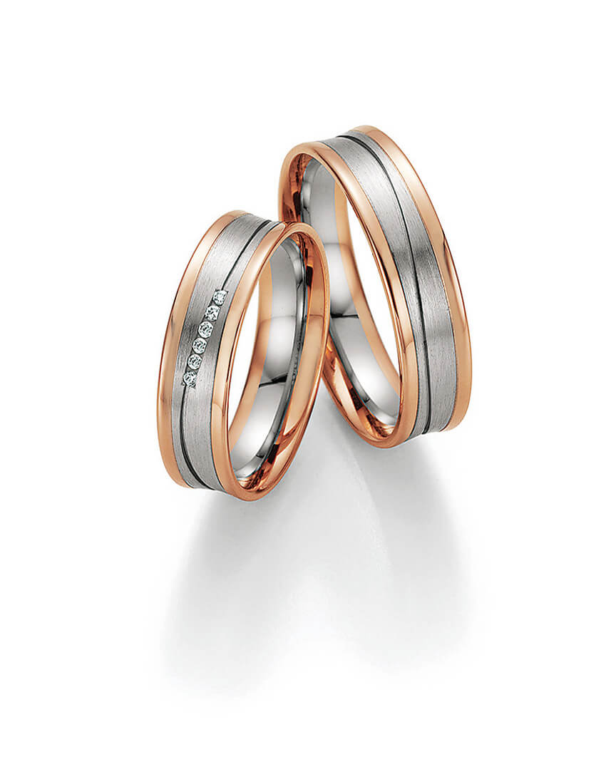 Trauringe Rose Weißgold in Berlin