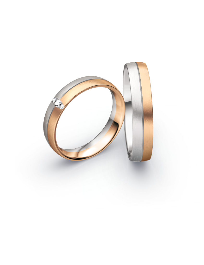 Bicolor Trauringe in Berlin